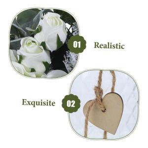 1 Satz Simulierte Vasenornamente Hochzeit Blumenarrangement Künstliche Pflanze Mit Vase Heimdekoration Kunstblumen Mit Vase Blumenarrangement Strauß Künstliche Blumen Seidentuch