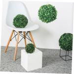 4 Stück Grasballständer Topiary-kugelstützkäfig Kugelkäfig Aus Buchsbaum Halter Für Blumengraskugeln Dekorative Pflanzenkugel Graskugel-Ornament-Rack Grüner Grasball Plastik