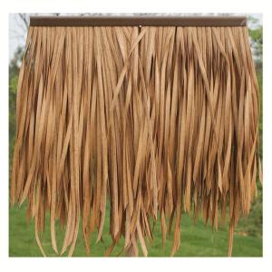 Simulation Thatch Tile Palm Thatch Rollen Plastic Natural Wild Fake Straw Artificial Fake Thatch Straw Dekoration Bauernhaus Traufe Stroh Pe Flame Retardant Plastic (Farbe: Gelb A)