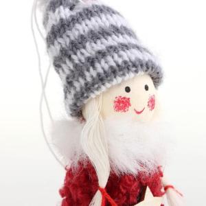 12x premium kerstboom engelen - kerstboomversieringen - sprookjesfiguur - Zweeds-Scandinavische decoratieve trollen