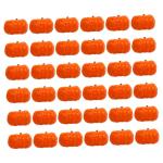 400 STK Kürbis Dekoration Halloween-miniaturen Halloween-tischdekorationen Orangefarbenes Dekor Dekorative Kürbisse Falsches Obst Künstlicher Herbstkürbis Fälschung Zinn Pu-kl