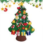 Kid Felt Christmas Tree | Wall Art Decor | Christmas Tree Wall Decor | Felt Christmas Tree | Christmas Tree For Kids Interactive Fun For Children's Rooms, Bedrooms, Dormitories