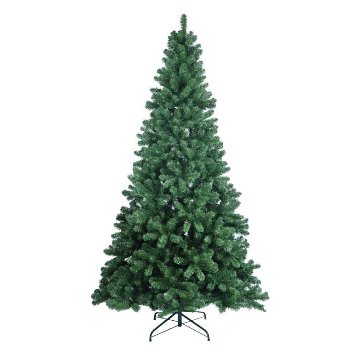 7,5 Fuß künstlicher Weihnachtsbaum mit 1480 PVC-Zweigen, Stabiler Metallständer, schneller Aufbau, automatisches Spreiz- und Schließdesign für einfache Weihnachtsdekoration (1