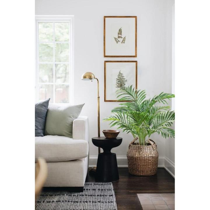 Künstliche Pflanzen Kunstpalme Kunstpflanze Groß Palme Kunstbaum Tropische Aesthetic Deko Wohnzimmer Balkon Schlafzimmer Büro Haus, 110CM