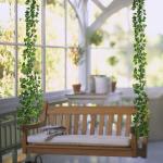 Kunstklimopslinger 2 meter, 12 stuks, , balkonplanten, decoratie, hangslinger, voor bruiloft, kantoor, keuken, tuin, feest, wanddecoratie