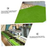 Modelgraspapier Model Gras Ambachten Gazongras Natuurlijk. Trekmodel Gras Levende Planten Indoor Olie Lamp, Glaskamin Landschap Grasdecor Trein Decor Model Gazon Miniatuur Accessoi