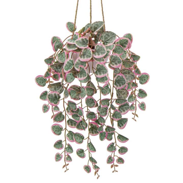 Hangende , decoratieve planten in pot, kunstplant hangende eucalyptus, plastic planten hartblad voor slaapkamer, woonkamer, kantoor, decoratie #6