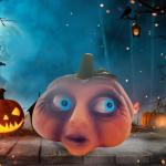 Ausdrucksstarke Halloween-Kürbisse, Ausdrucksstarker Gesichtskürbis,Harz-Halloween-Außendekoration - Dekorative Requisiten, Kürbisdekoration für die Halloween-Dekoration zu Ha