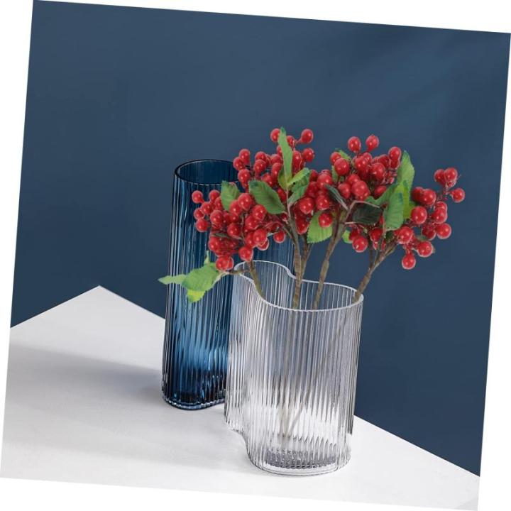 5St künstliche Beeren Simulation rote Beeren rote Beerenzweige Beerenkranz basteln kunstpflanze künstliche Pflanzen Blumenarrangement Beeren Blumenarrangements Beere Schaum