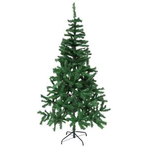Nordmann Kunstkerstboom, groen, 180 cm, bedrieglijk echte en natuurgetrouwe dennenboom, met standaard, 180 cm