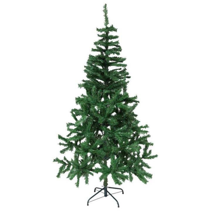 Nordmann Kunstkerstboom, groen, 180 cm, bedrieglijk echte en natuurgetrouwe dennenboom, met standaard, 180 cm