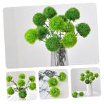 2st Formschnittkugeln Pflanzen Äste Künstliche Pflanzen Drinnen Grüne Kugeln Künstliche Pflanzendekoration Grüne Topiary-Kugeln Gefälschter Formschnittbaum Light Green Weich-