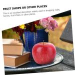 2 Sätze Künstlicher Apfel Künstliche Früchte Wohnungsdeko Red Apples Künstliche Rote Mini-äpfel Fengshui-äpfel-Figur Künstliches Modell Simulation Äpfel Dekor Schaum Pu 5 