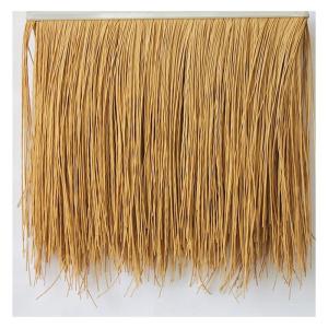 Simulation Thatch Tile Plastic Natural Wild Fake Straw Artificial Fake Thatch Straw Dekoration Bauernhaus Traufe Stroh Pe Flame Retardant Plastic (Farbe: Gelb A,Größe: 1St)