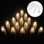 20/30/40/50/60 stuks LED-kaarsen, LED-kerstverlichting, draadloze dimbare kerstverlichting, vlamloze kerstkaarsen voor de kerstboom, kerstdecoratie, bruiloften, verjaardagen, feest