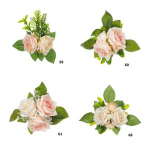 Künstliche Rosenhalter, Blumendekoration, Hochzeitsblumenarrangement für Party, Tischdekoration, 5 Stück