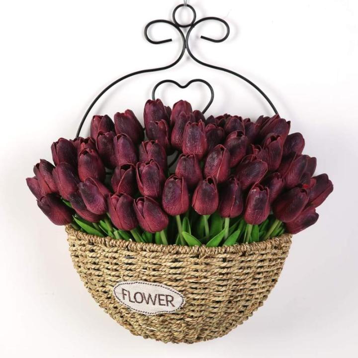 Kunstbloem tulp kunstbloem latexmateriaal echt gevoel bruiloft slaapkamer familie hotel feest interieur studeerkamer knutselen decoratie