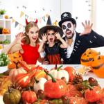 88 stuks Halloween kunstmatige pompoenen herfstdecoratie set pompoen esdoornbladeren eikelset dennenappels voor Halloween Thanksgiving feestelijke feestdecoratie accessoires