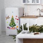 Magnetischer Weihnachtsbaum als Kühlschrankdekoration, weihnachtlicher Magnetaufkleber, Weihnachtsmagnete für Kühlschrank, für Metalltür von Kühlschrank und Garage (01#)