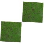 2St künstliches künstliches Moos Künstliche Moosplatte Künstliche Moosmatte künstliche Pflanze kunstpflanze Kunstrasenmatten Simulation Grasmatte Glasflasche gefälschter Rase