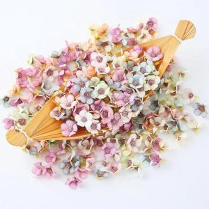100 stuks , decoratieve madeliefjes, decoratie, kleurrijke mini-, kleurrijke mini-zijden bloemen, voor Valentijnsdag, bruiloft, bloemen, knutselen, feesthuis, doe-het-zelf