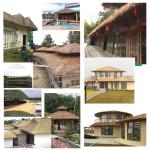 Palm Thatch Loper Roll kunstmatige Thatch tegel kunststof Thatch Kunstmatige voor Park Seaside Scenic Spot Decoratie stro dak dakdakrand Fake Thatch boerderij dakdecoratie Robuust 