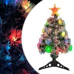 Künstlicher Weihnachtsbaum mit Beleuchtung 64 cm Glasfaser Christbaum Dekobaum Kunstbaum Tannenbaum Weihnachten Künstlicher Weihnachtsbaum für Weihnachtsdeko