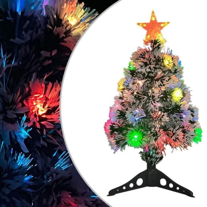 Künstlicher Weihnachtsbaum mit Beleuchtung 64 cm Glasfaser Christbaum Dekobaum Kunstbaum Tannenbaum Weihnachten Künstlicher Weihnachtsbaum für Weihnachtsdeko