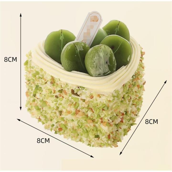 Fake Kuchen künstliche Kuchen 6 Stücke Realistische Künstliche Kuchen Verschiedene Gefälschte Kuchen Desserts Simulation Lebensmittel Modell Fotografie Prop Realistisches Essen