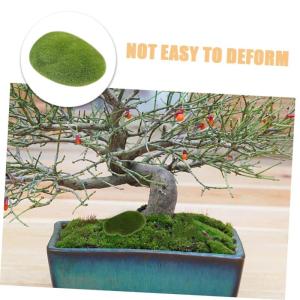 12St Simulierte grüne Wand künstliche pflanzenwand Requisiten aus Moosstein Bonsai-Stein-Dekor falscher Moosstein Simulation Moosstein künstliche Moossteine Schaum Green
