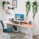 3 x kunstmatige potplanten, groene hangplant voor binnen en buiten, hangende slingers voor bruiloft, tuin, hangmanden, wanddecoratie