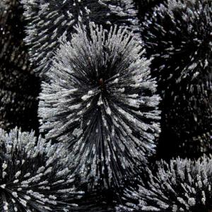 Schwarze künstliche weihnachtskiefer, hochwertiger, aufklappbarer, automatisch ausziehbarer metallständer, weihnachtsdekoration, Weihnachtsbaum, schwarz, 1,2 m, das Neue