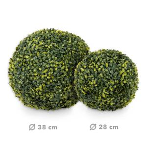 Plantenwand, , wandplanten, 50 x 50 cm, decoratie voor muur/balkon/tuin, buxusbal Ø 38 cm
