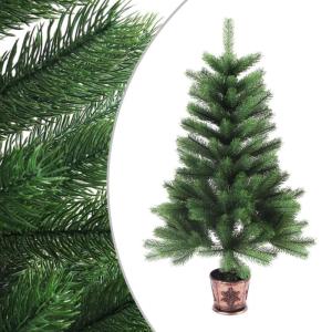 Kunstkerstboom met Levensechte Naalden 65 cm Groen Kerstboom Kerstmis
