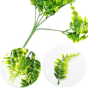 met varen, voor binnen en buiten, hangend, groene woondecoratie, kunstwijnstok, voor woonkamer en tuin, slaapkamer, boerderij, 2 stuks