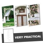 16 Stück Kristallperlen Blumen Acryl Blumenpflanze Hochzeit Party DIY Basteln Blumenzweig Hochzeit DIY Acrylperlen Blumenzweig Blütenknospe Acrylpflanze Künstliche