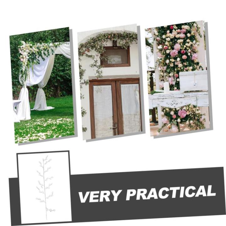 16 Stück Kristallperlen Blumen Acryl Blumenpflanze Hochzeit Party DIY Basteln Blumenzweig Hochzeit DIY Acrylperlen Blumenzweig Blütenknospe Acrylpflanze Künstliche