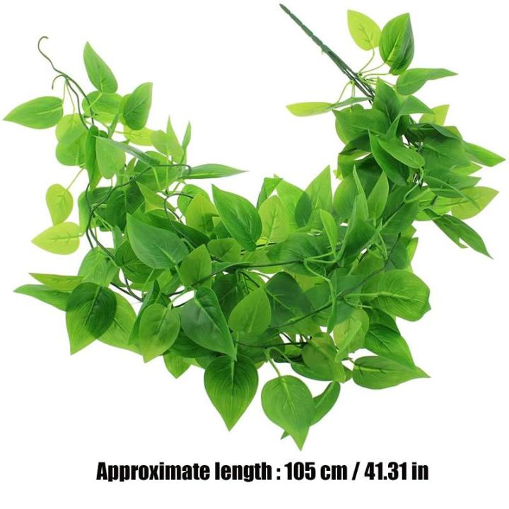 2 Stuks Kunstmatige Hangende Wijnstokken Planten Faux, Muur Hangende Planten Groen, nep Hangende klimop, voor Huis Huis Slaapkamer Tuin Binnen Buiten Hangende Mand Bruiloft Decor
