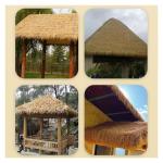 Kunststrodak, kunststrorol, kunststof PE-strodak, kunstpalmdak, panelen, grasdak, kunststrotegels, palmstrorollen, voor bar, tuin, terras, paviljoenen, strandparasol
