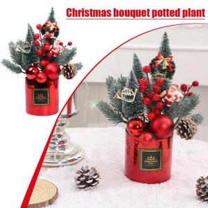 Blumenarrangements für Weihnachten – Tischblumenstrauß für Weihnachten | Vielseitiger Feiertagstisch, festliche Heimdekoration für die Feier