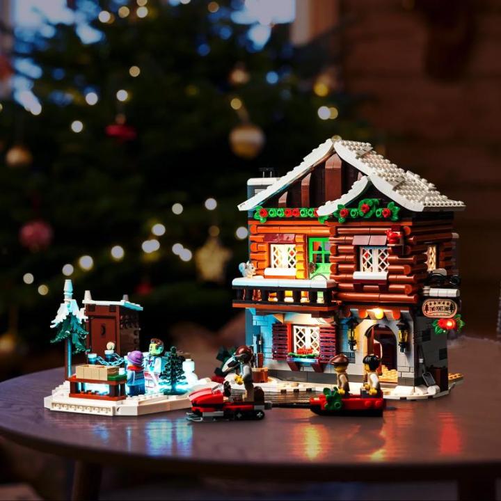 Ledlichtset compatibel met Lego Almhütte 10325 (geen model), decoratieve verlichtingsset voor icons, Alpine Lodge, creatief speelgoed, standaard versie