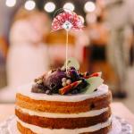 2St Blumenstab würfelunterlage einhelll zweige famaliguy die bescherung Popular Cupcake-Kuchen-Picks japanische Accessoires Blumenpflücker fächerförmige Spitzhacke hölzern Ro