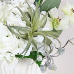 Kunstblumen Exquisites künstliches Blumenarrangement – ​​Elegante künstliche Blumen in Einer Keramikvase, 52 x 16 x 54 cm, für das Wohnzimmer für jeden Anlass
