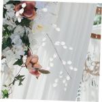 8 Stück Kristallperlen Blumen Hochzeit Pflanzen Perlen Blumenzweig Blumen Bastelperlen Acryl Blumenzweig Künstliche Blumenzweige Heimdekoration Hochzeit Blumen