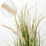 Kunstgras decoratief gras hoog, groot als echt vossenstaartgras, hoogte: 70 cm kunstgras gras grassen arrangement kunstplant kunstplant kantoor decoratie plastic planten, wit