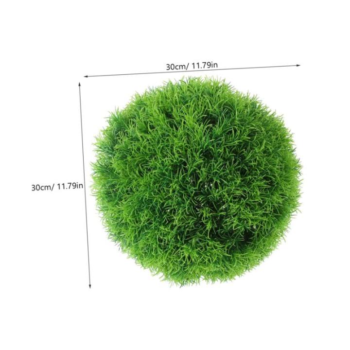 Ball aus Kunstrasen Künstliche Formschnittkugel Kunstrasenball hängende Pflanzenkugel weihnacjtsdeko deckenverkleidung Topiary-Ball lebendige Formschnittkugel Plastik Green