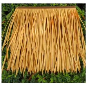 Simulation Strohfliese künstlicher Pavillon Grasschuppen Holzhaus Kunststoff gefälschtes Stroh schwer entflammbar dekoratives Stroh PVC Farm Simulation Strohfliese ( Color : Colo