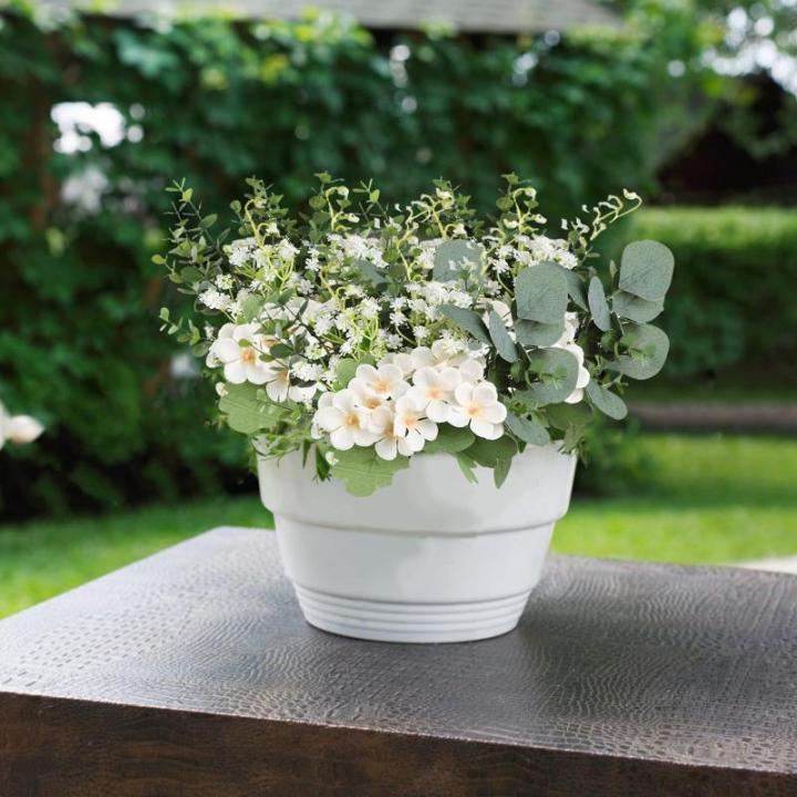 Deko Blumen 13 Stück Fake Künstliche Flowers mit Stielen DIY Brautjungfer Brautsträuße Valentinstag Muttertag Hochzeitsfeier Babyparty Zuhause Dekoration 1812