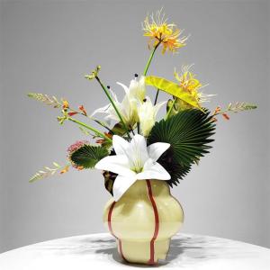 Kunstblumen Simulierte Blumen-Heimdekoration, Lilien-Kunstblumen-Arrangement, künstliche Blumen, künstliche Blumen, lebensecht für jeden Anlass