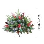 Weihnachtsbaum Künstlich, Pflanzgefäß-Sträucher, vorbeleuchtete Pflanzgefäß-Sträucher for Weihnachten, Weihnachts-Pflanzgefäß-Füller, Weihnachts-Urnen-Füller, Weihnachts
